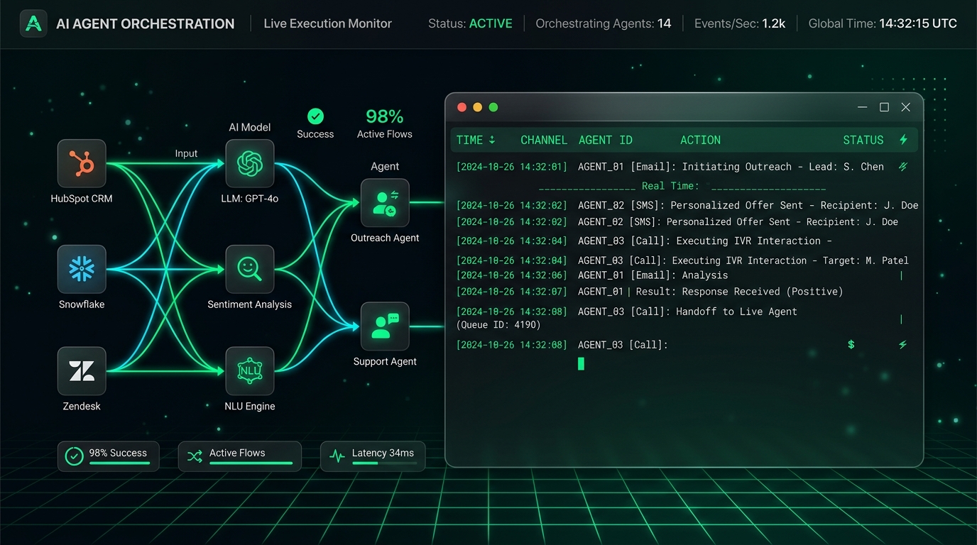 Autonomous AI Agent Command Center