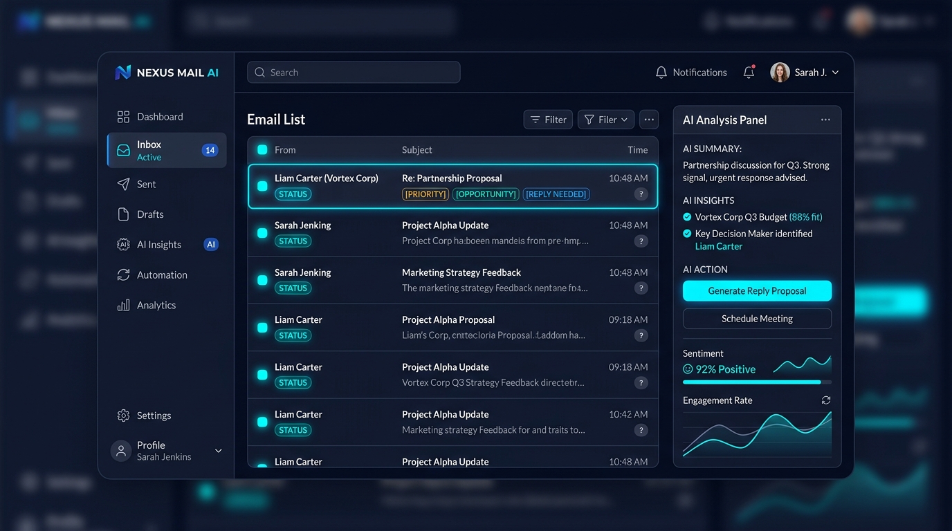 Mail Dashboard